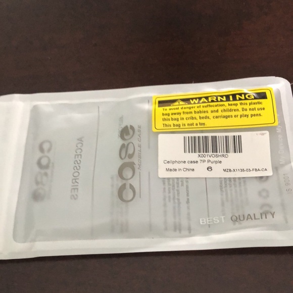 Purple Hearts and glitter phone case - clear case/floating hearts and glitter - Picture 2 of 3